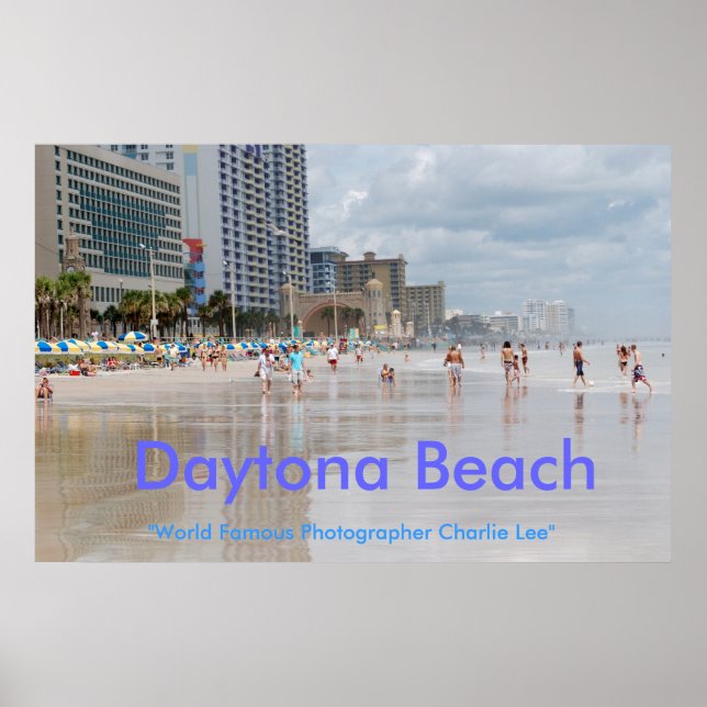 Affiches Daytona Beach, "World Famou... (Devant)