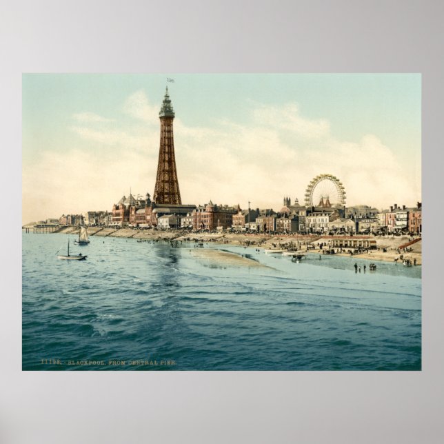 Affiches De Central Pier, Blackpool, Angleterre (Devant)