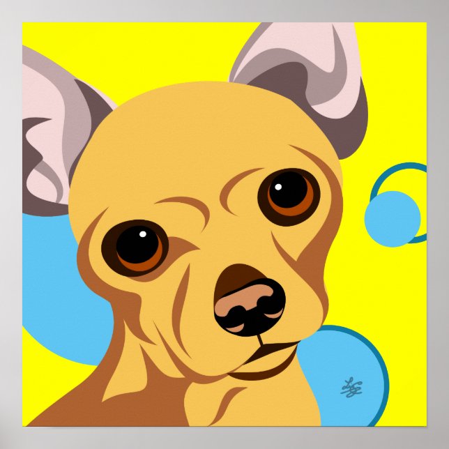 Affiches de Chihuahua mignons (Devant)