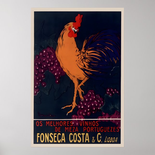 Affiches de coq - Affiche de Cappiello (Devant)