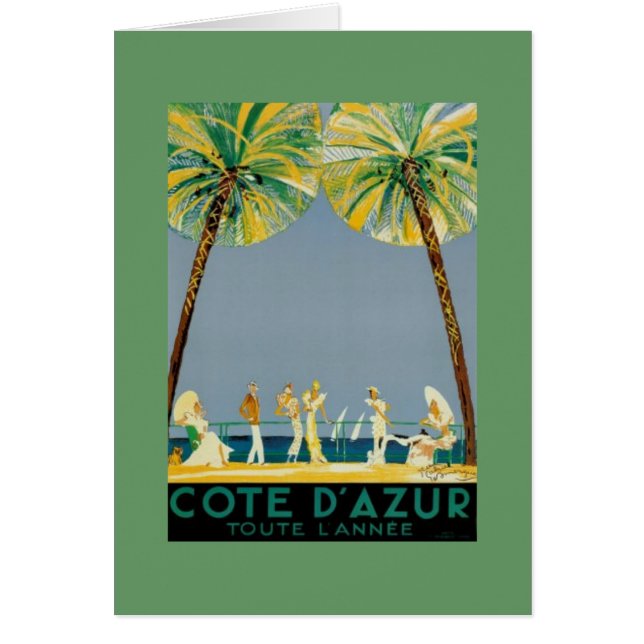 Affiches de Cote d'Azur - cru (Devant)