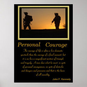 Affiches de courage personnel 2b