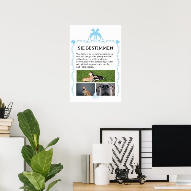 Affiches de Dogue à personnaliser soi-même  (Bureau à domicile)
