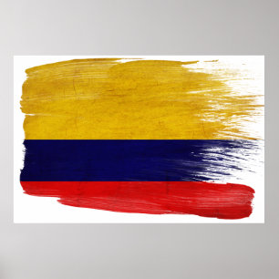 Affiches de drapeau de la Colombie