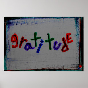 affiches de "gratitude"