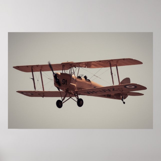 Affiches De Havilland Tiger Moth (Devant)