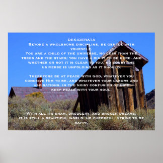 Affiches de la maison de départ de la montagne DES