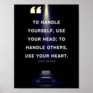Affiches de leadership - Citation d'Elanor Rooseve