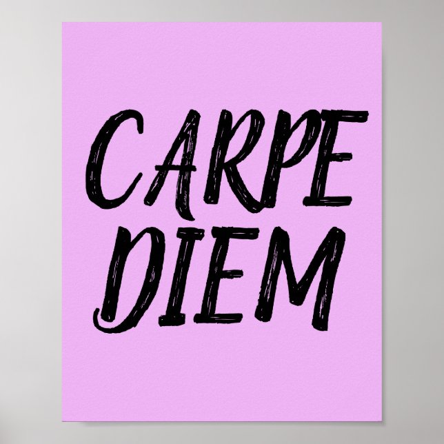 Affiches de motivation CARPE DIEM (Devant)