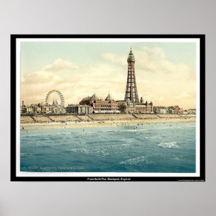 Affiches De North Pier, Blackpool, Angleterre