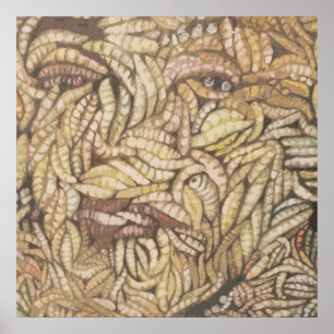 Affiches De "peau copie d'art numérique profondément"