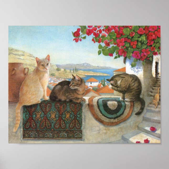 affiches de peinture de chats (Devant)