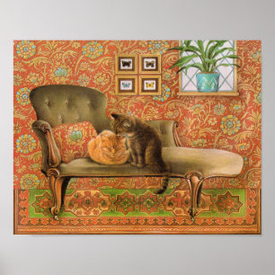 affiches de peinture de chats