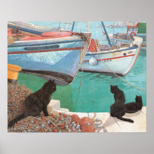 affiches de peinture de chats