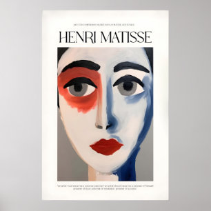 Affiches de portrait de visage abstrait - Impressi