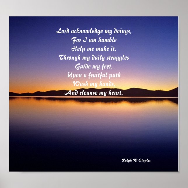 Affiches de prière (Devant)