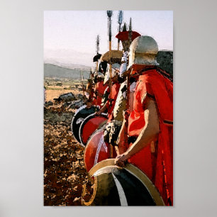 Affiches De puissants spartiates