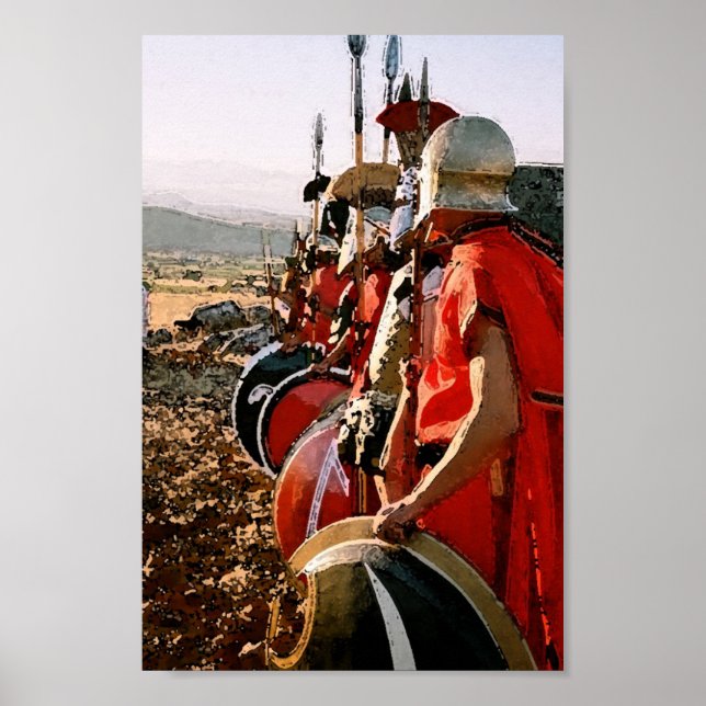 Affiches De puissants spartiates (Devant)
