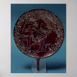 Affiches De retour d'un miroir en bronze