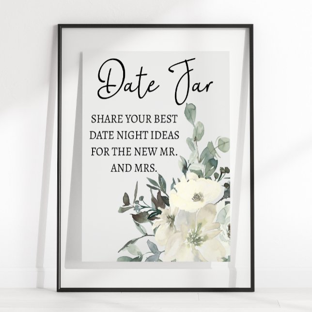 Affiches de roses blanches d'ivoire Fleurs Nuit de (Créateur téléchargé)
