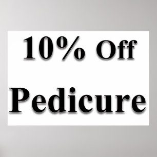 Affiches de salon de coiffure 10 % de réduction Pé