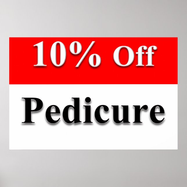 Affiches de salon de coiffure 10 % de réduction su (Devant)