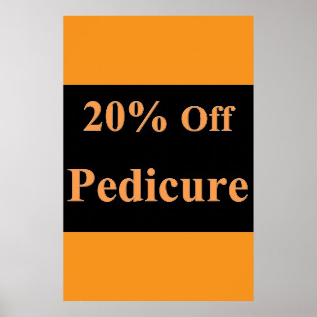 Affiches de salon de coiffure 20 % de réduction su (Devant)