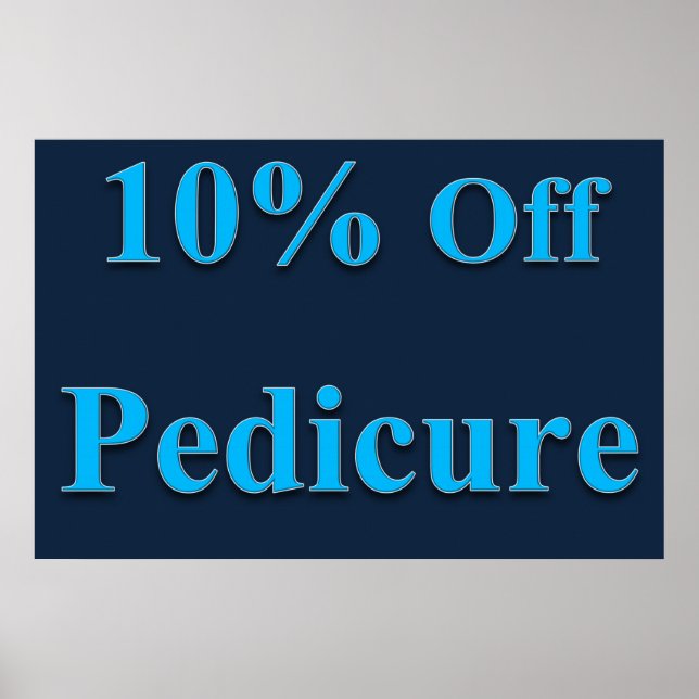 Affiches de salon de coiffure pour hommes 10 % de  (Devant)