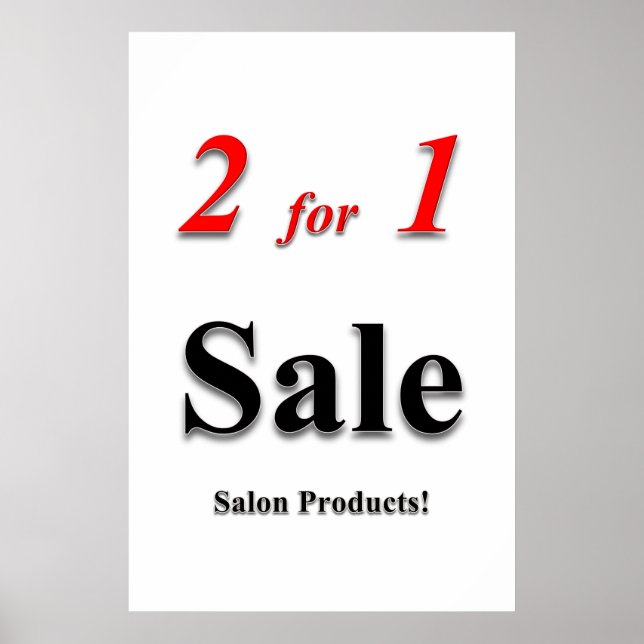 Affiches de salon de coiffure pour hommes 2 pour 1 (Devant)