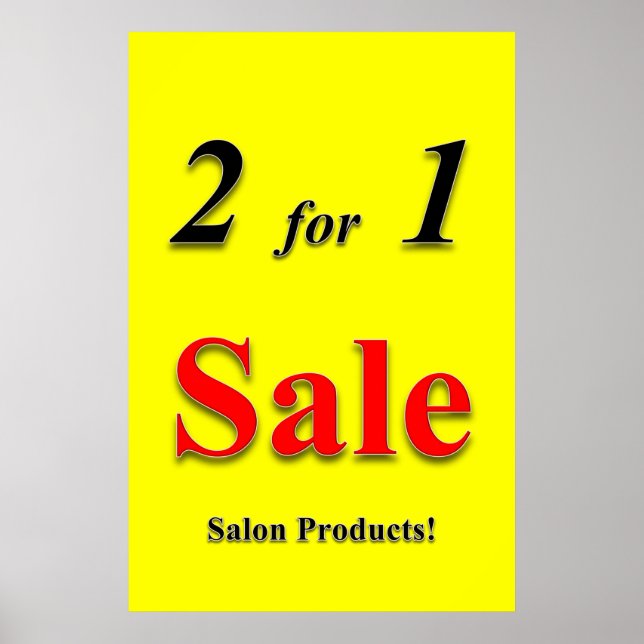 Affiches de salon de coiffure pour hommes 2 pour 1 (Devant)
