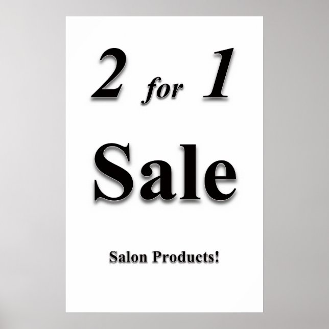 Affiches de salon de coiffure pour hommes 2 pour 1 (Devant)