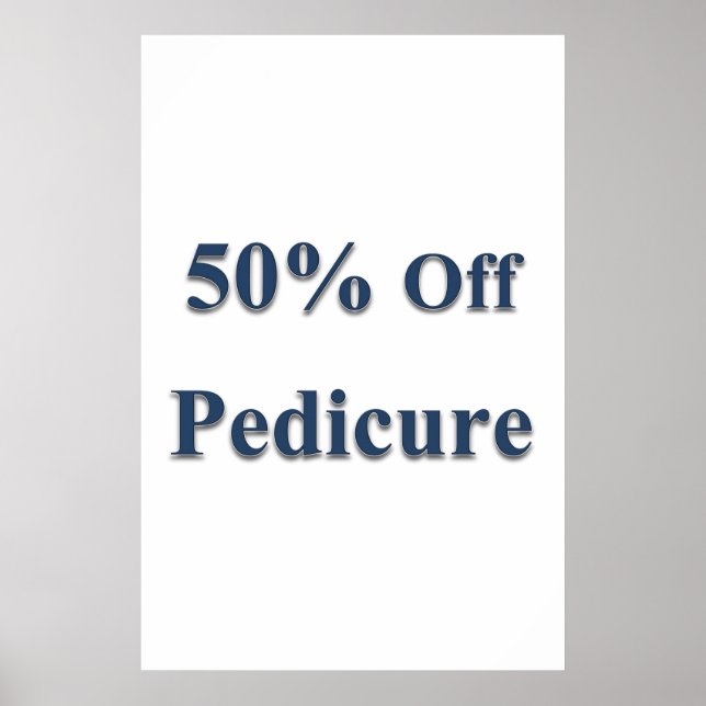 Affiches de salon de coiffure pour hommes à -50% P (Devant)