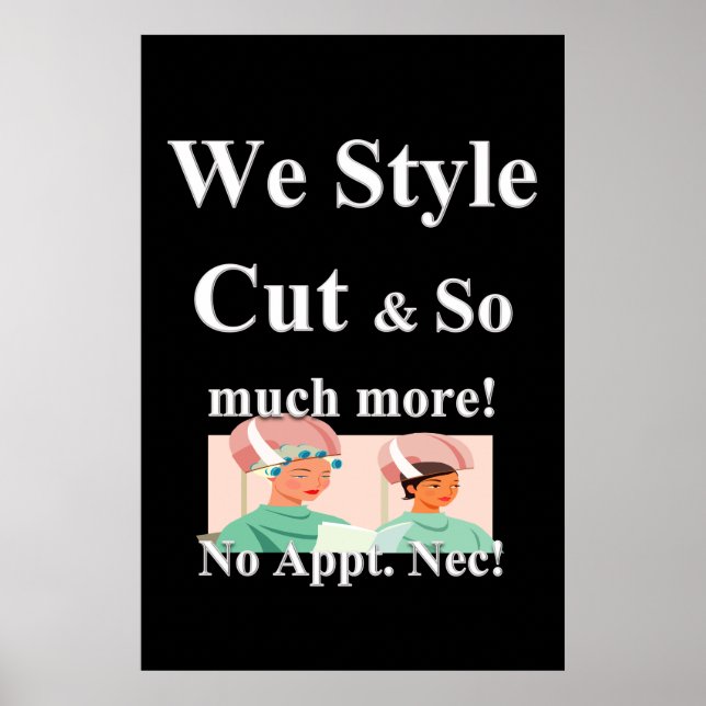 Affiches de salon de coiffure pour hommes Coupe de (Devant)