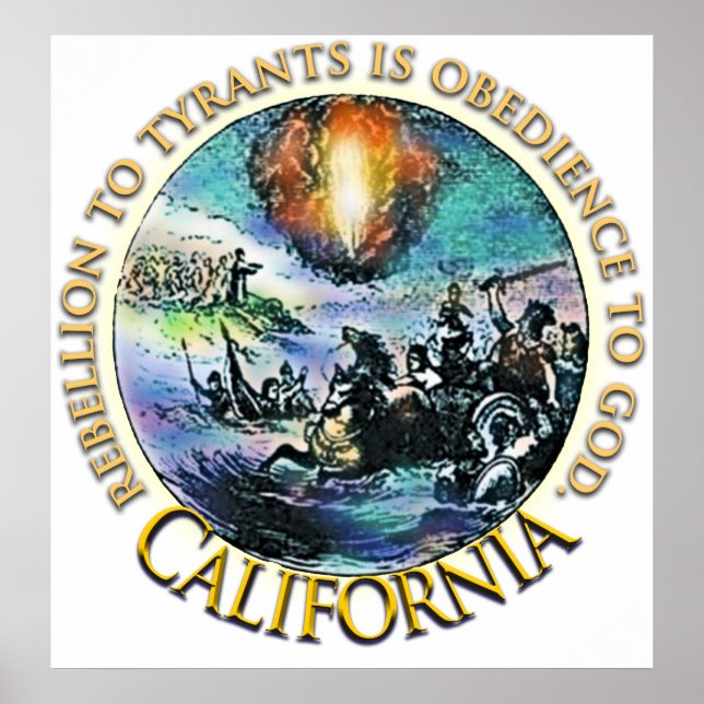 Affiches de thé de la Californie (Devant)