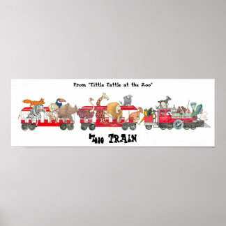 Affiches De "Tittle Tattle at the Zoo", Zoo Train