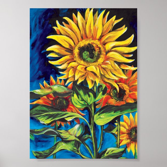 Affiches de tournesol (Devant)