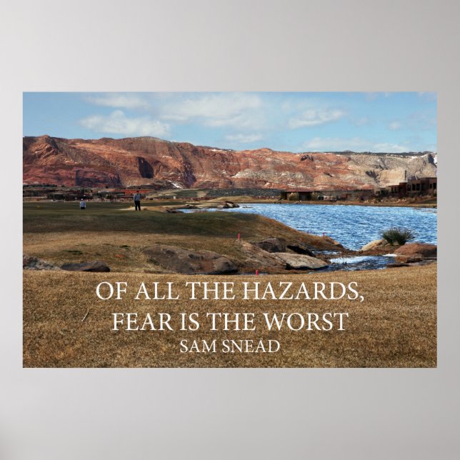 Affiches De Tous Les Dangers, La Peur Est Le Pire (Devant)