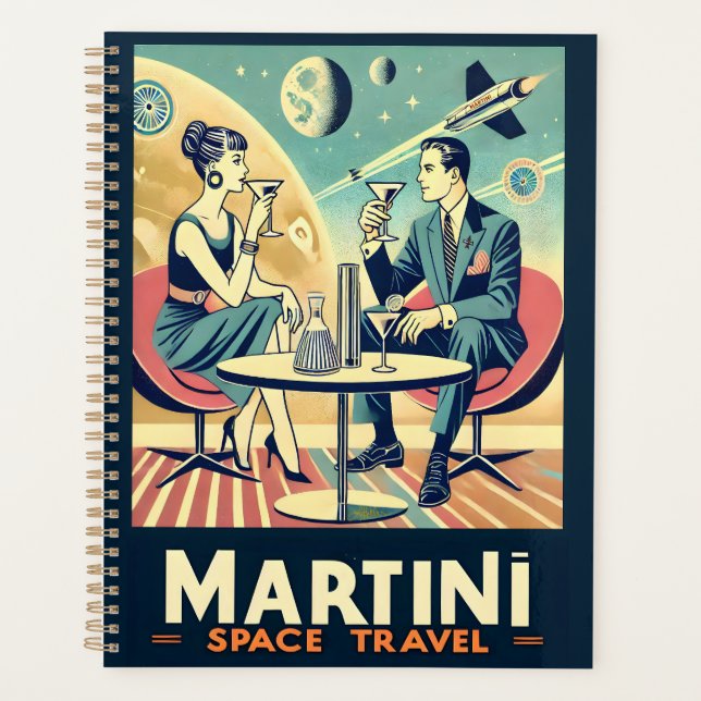 Affiches de voyage spatial Martini Équipage de vol (Devant)