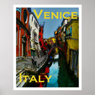 Affiches de voyage Wacky - Venice Italie