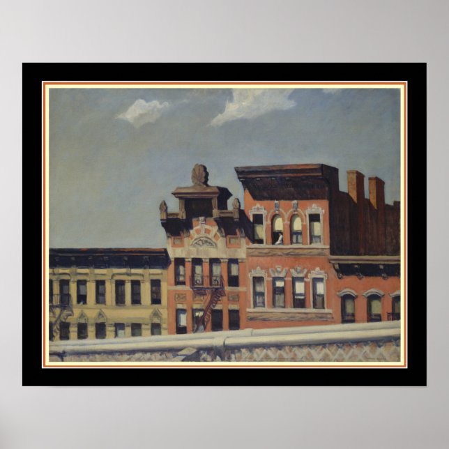 Affiches De Williamsburg Bridge par Edward Hopper (Devant)