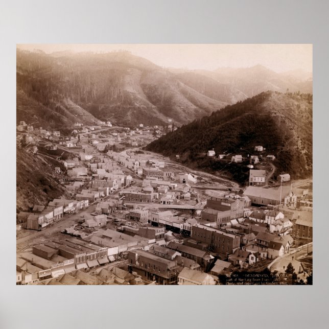 AFFICHES DEADWOOD SOUTH DAKOTA 1888 - NO 4 (Devant)