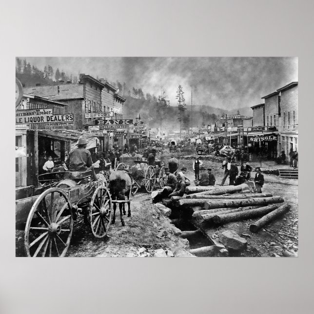 Affiches DEADWOOD SOUTH DAKOTA en 1876 (Devant)