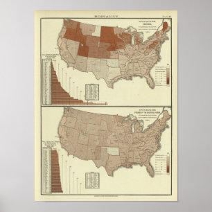 Affiches Deaths, diphtheria, digestive system