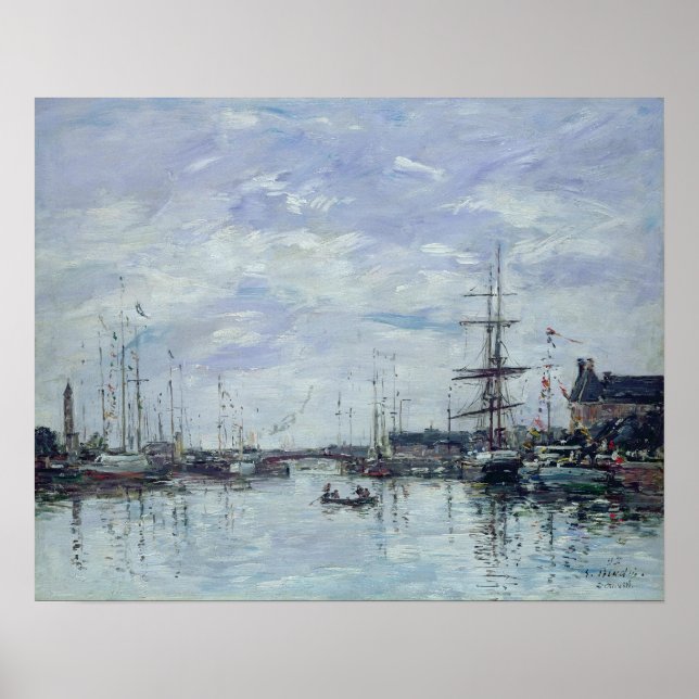 Affiches Deauville, le quai, 1892 (Devant)