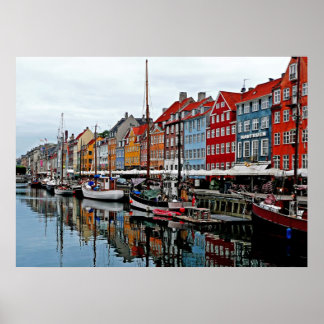 Affiches Début de matinée à Copenhague