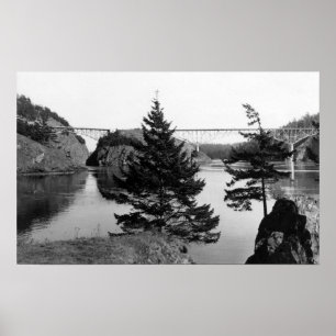 Affiches Deception Pass Bridge, Washington View Photographi