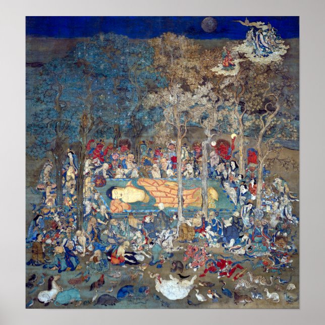 Affiches Décès du Bouddha historique (Devant)