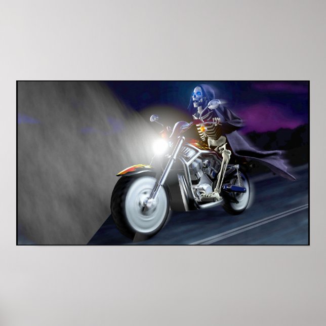 Affiches Décès Sur Un Vélo (Devant)