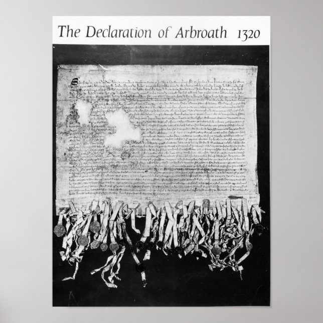 Affiches Déclaration d'Arbroath, 6 avril 1320 (Devant)