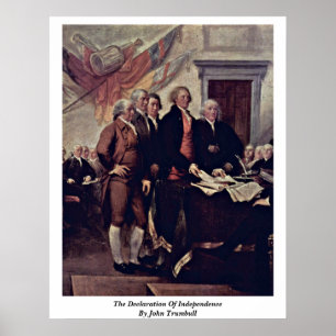 Affiches Déclaration D'Indépendance De John Trumbull